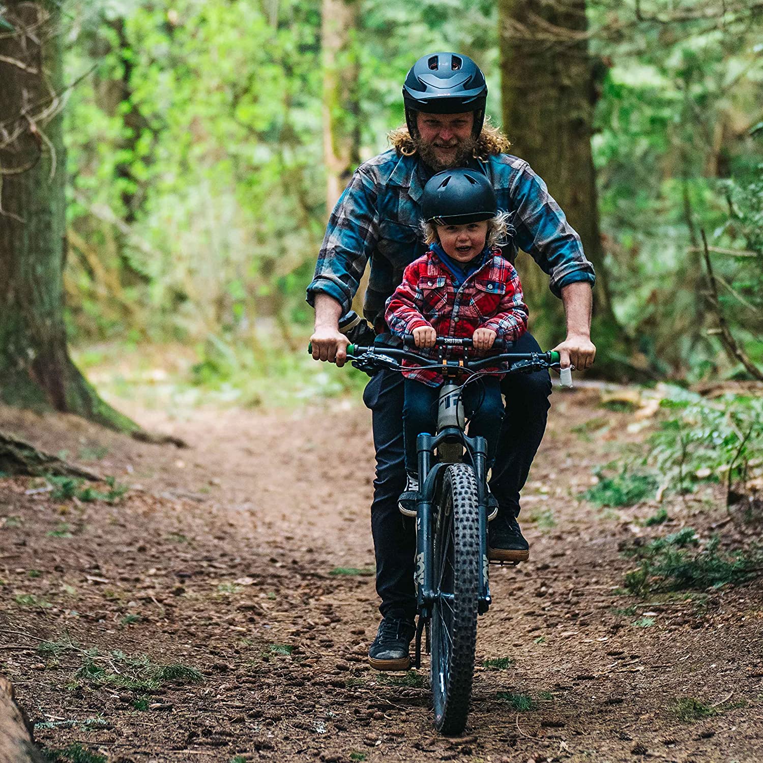 SHOTGUN Manillares MTB para niños | Accesorio para el Asiento Infantil de Mountain Bike | Fácil Montaje y desmontaje | Se Adapta a Todos los manillares